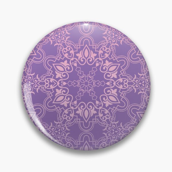 Aperçu de l'œuvre Mandala floral dégradé rose et violet créée et vendue par TheHotIgloo.