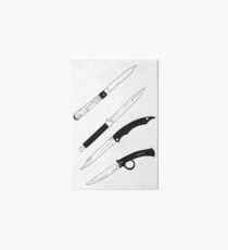 old school knives Art Board
