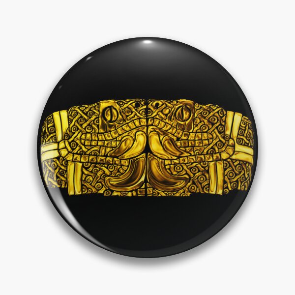 Item preview, Coatlicue Aztec Mother of the Gods in Gold designed and sold by Aztectees.