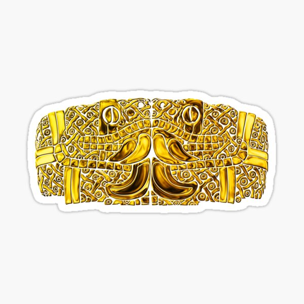 Artikel-Vorschau von Coatlicue Aztekische Mutter der Götter in Gold, designt und verkauft von Aztectees.