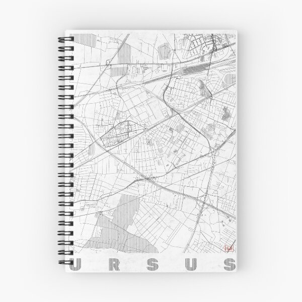 Item preview, Ursus Warszawa Map Line designed and sold by HubertRoguski.