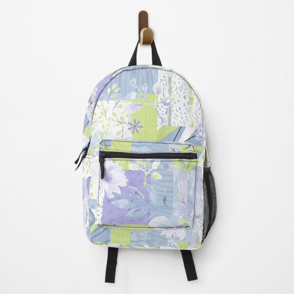 Item preview, Pastel botanical abstract patchwork designed and sold by SweetCoolVibes.