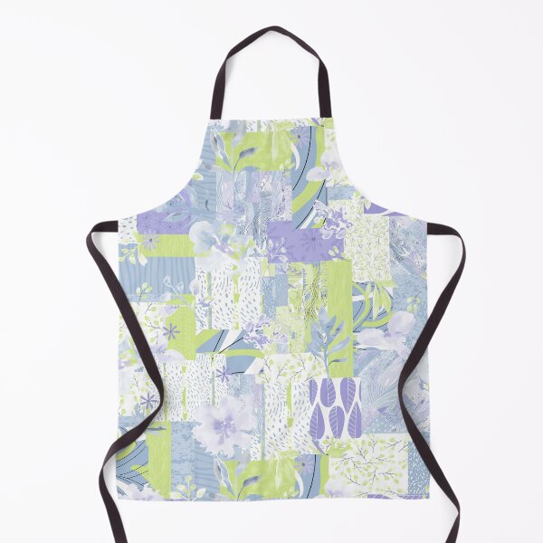Item preview, Pastel botanical abstract patchwork designed and sold by SweetCoolVibes.