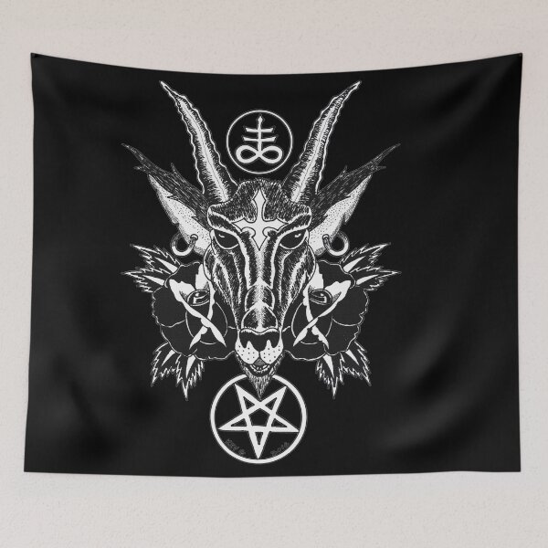 Item preview, Baphoment and Satanic Symbols - Art By Kev G designed and sold by ArtByKevG.