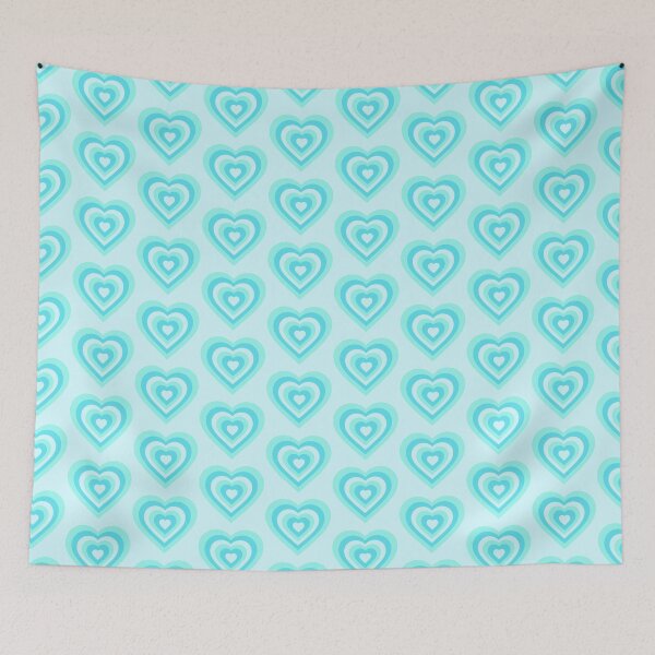 Item preview, Y2K Heart Aqua Blue designed and sold by tangelos.
