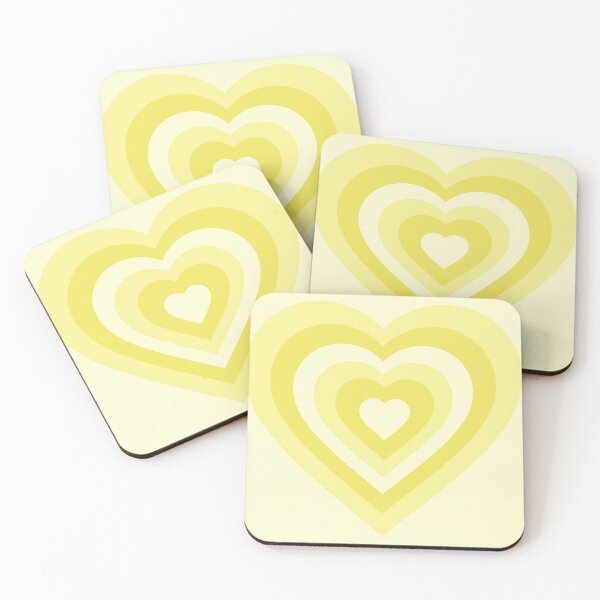 Item preview, Y2K Heart Bright Yellow designed and sold by tangelos.