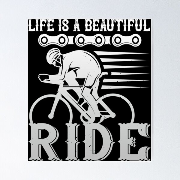 Item preview, Life Is A Beautiful Ride - inspirational quotes designed and sold by pat227jc.
