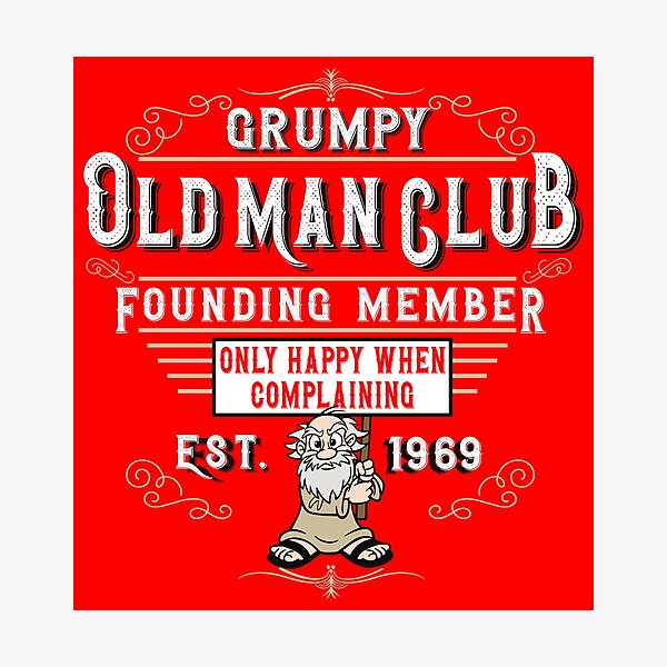 Item preview, Grumpy Old man Club designed and sold by Alema Art.