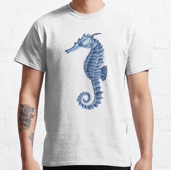 Item preview, Blue watercolor seahorse. designed and sold by Inna Patiutko Inna Patiutko.