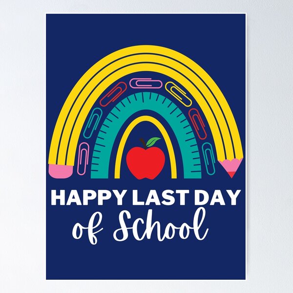 Item preview, Happy Last Day of School - Gift for Students and Teachers - Rainbow Graduation Gift - End of Year Gift designed and sold by Pawfect-Purr.