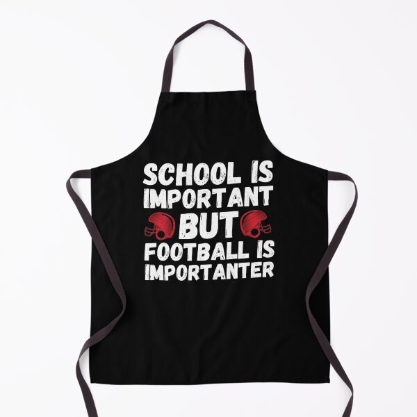 Item preview, School is Important But Football is More Important Funny Football Saying designed and sold by Mindcaptain.