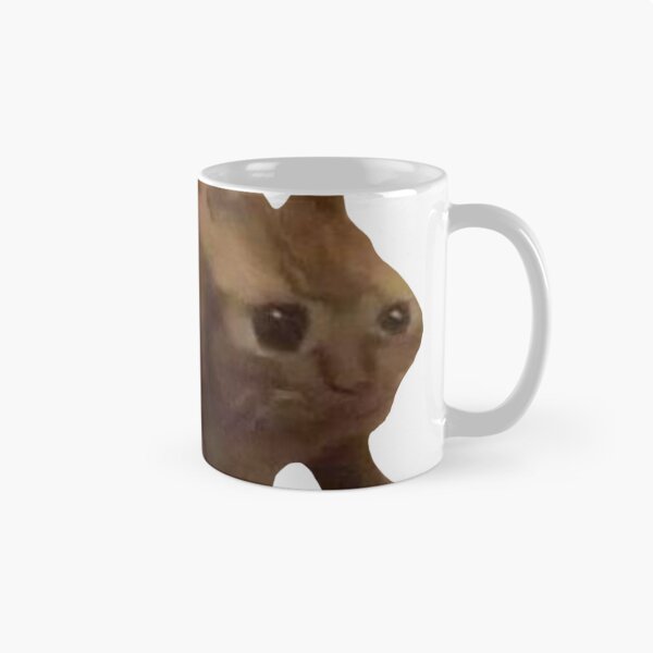 Item preview, Oh no cringe cat meme designed and sold by LittleWormTrading.