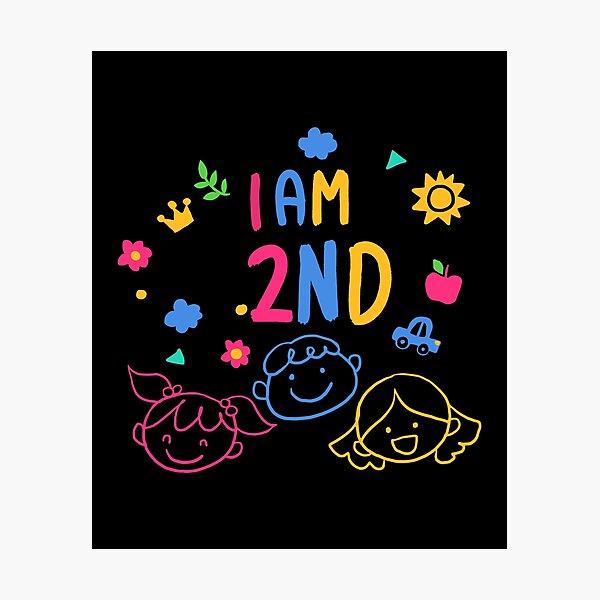 Artikelvorschau, 2. Klasse Kindergeburtstag Kindertag für Jungen und Mädchen entworfen und verkauft von Zeus-Studio.