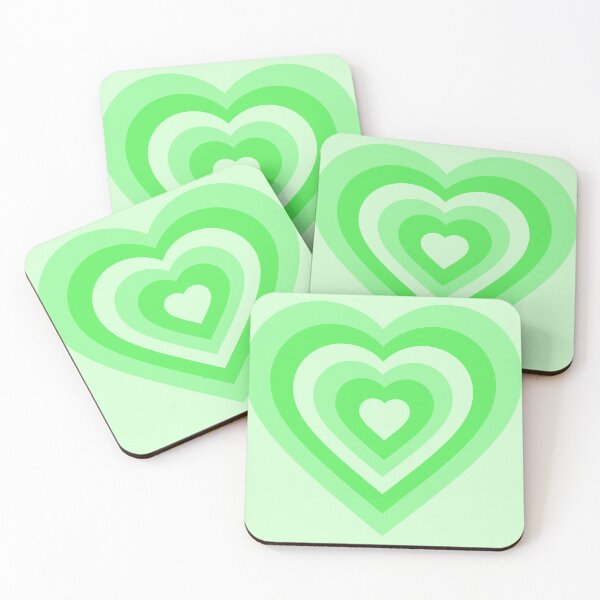 Item preview, Y2K Heart Neon Green designed and sold by tangelos.