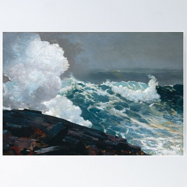 Item preview, Northeaster | Winslow Homer | 1895 Nautical Art designed and sold by CJET.