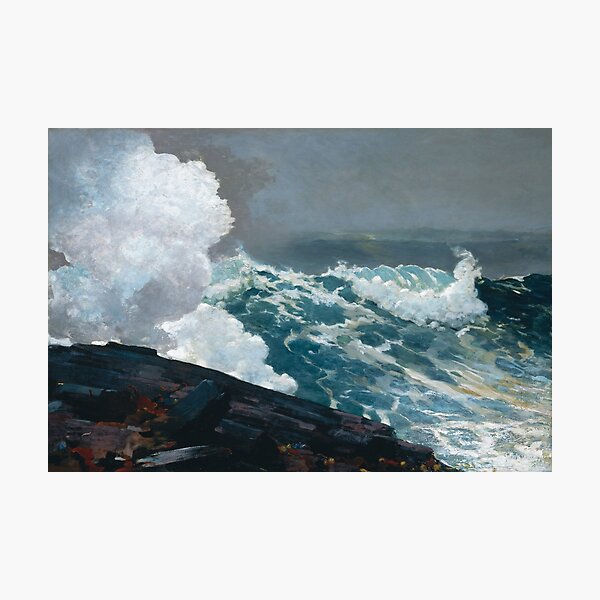 Item preview, Northeaster | Winslow Homer | 1895 Nautical Art designed and sold by CJET.