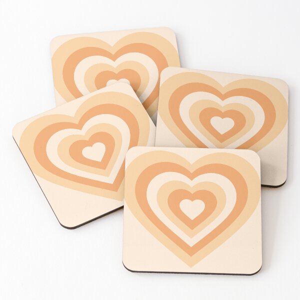 Item preview, Y2K Heart Orange Creamsicle designed and sold by tangelos.