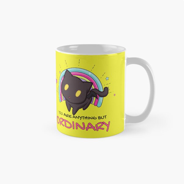 Item preview, Inspirational Anime Cat | You are Anything but Ordinary | Inspirational Anime Text designed and sold by BBMarioni.