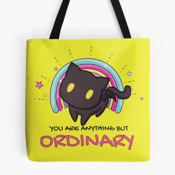 Item preview, Inspirational Anime Cat | You are Anything but Ordinary | Inspirational Anime Text designed and sold by BBMarioni.