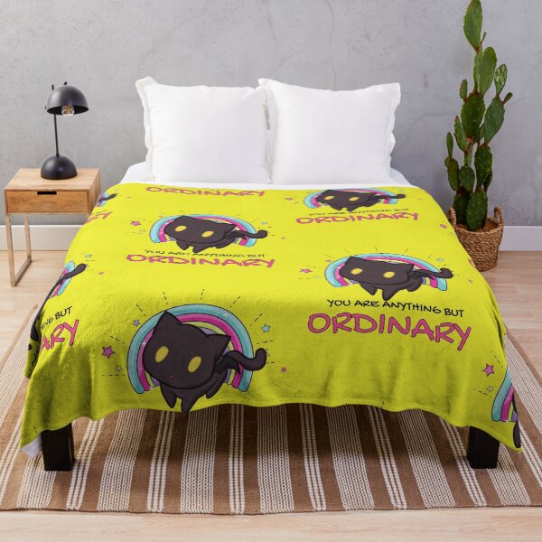 Item preview, Inspirational Anime Cat | You are Anything but Ordinary | Inspirational Anime Text designed and sold by BBMarioni.