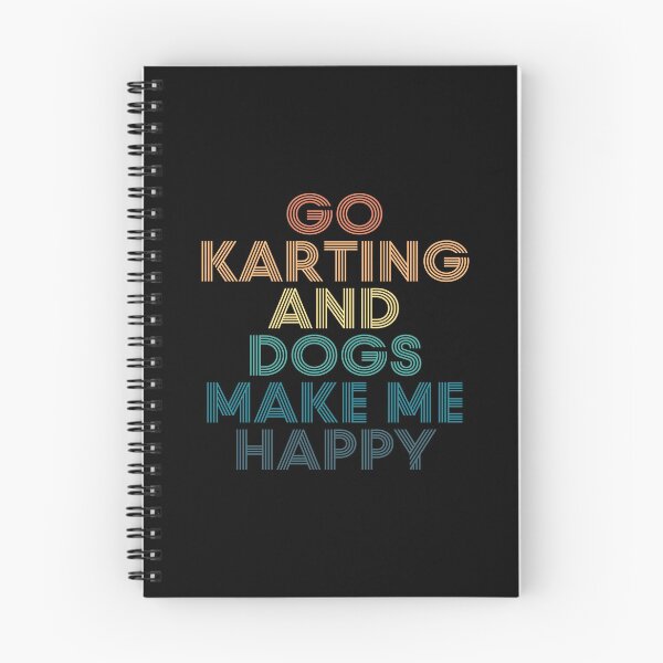 Item preview, Go Karting And Dogs Make Me Happy- Gift for Go Karting & Dogs Fans designed and sold by kindxinn.