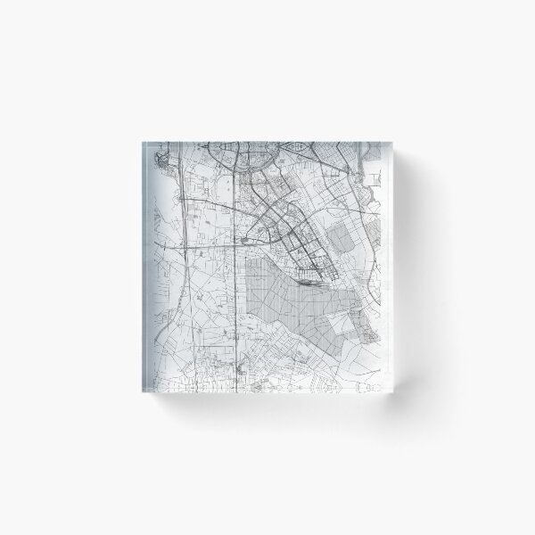 Item preview, Ursynów Warszawa Map Line designed and sold by HubertRoguski.