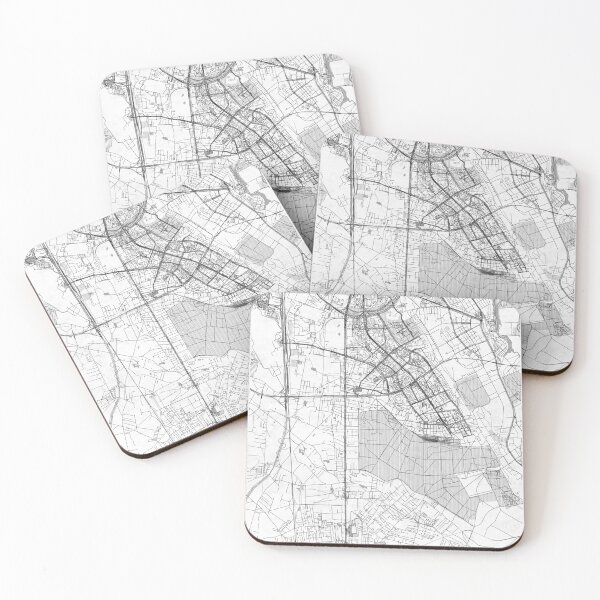 Item preview, Ursynów Warszawa Map Line designed and sold by HubertRoguski.