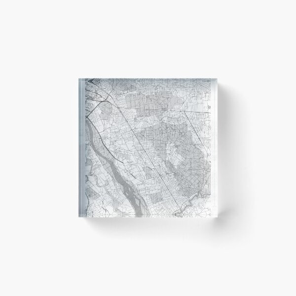 Item preview, Wawer Warszawa Map Line designed and sold by HubertRoguski.
