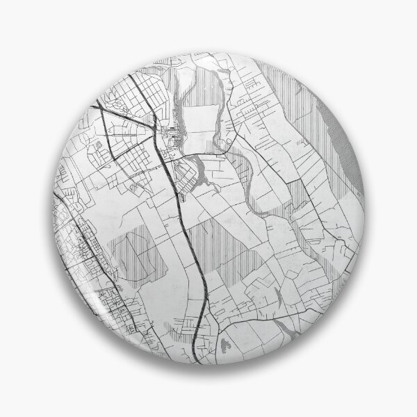 Item preview, Wilanów Warszawa Map Line designed and sold by HubertRoguski.
