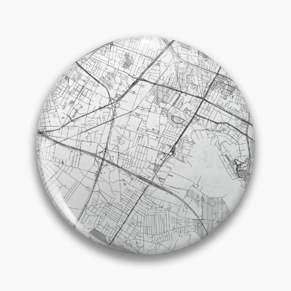 Item preview, Włochy Warszawa Map Line designed and sold by HubertRoguski.