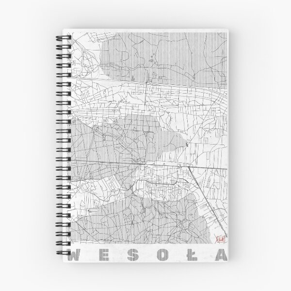 Item preview, Wesoła Warszawa Map Line designed and sold by HubertRoguski.