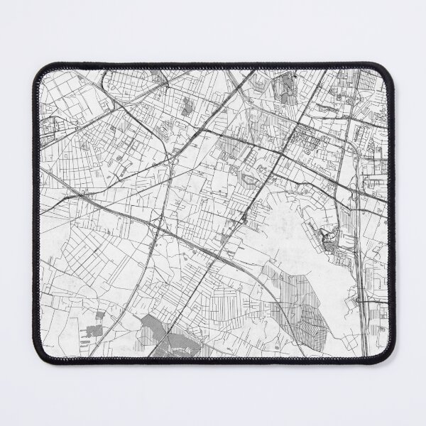 Item preview, Włochy Warszawa Map Line designed and sold by HubertRoguski.