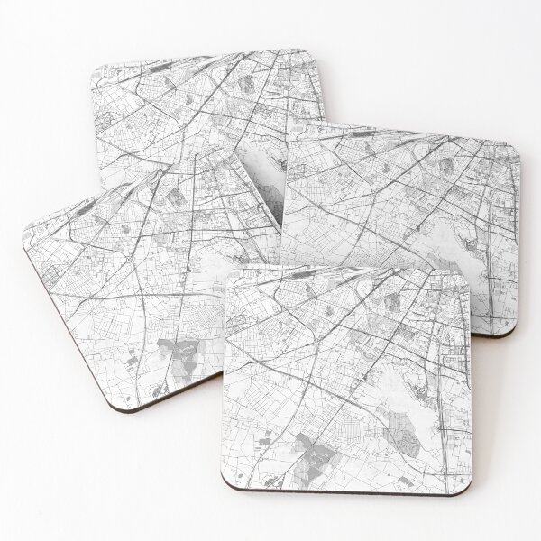Item preview, Włochy Warszawa Map Line designed and sold by HubertRoguski.
