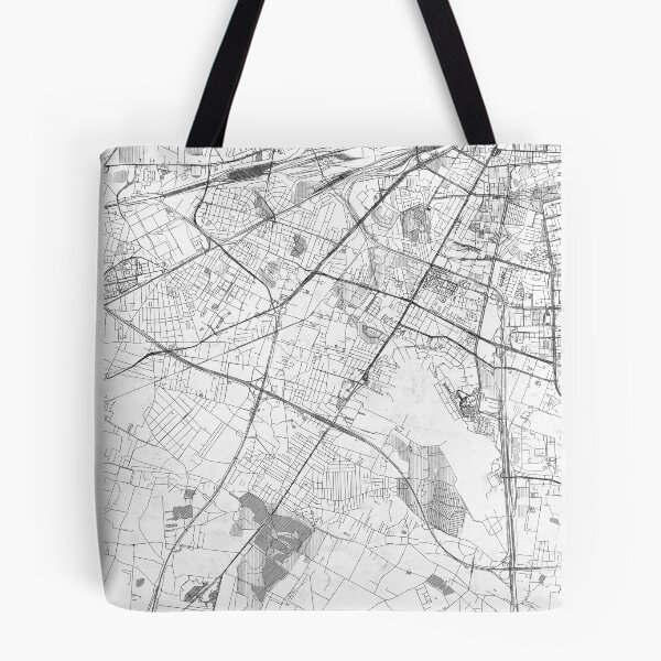 Item preview, Włochy Warszawa Map Line designed and sold by HubertRoguski.