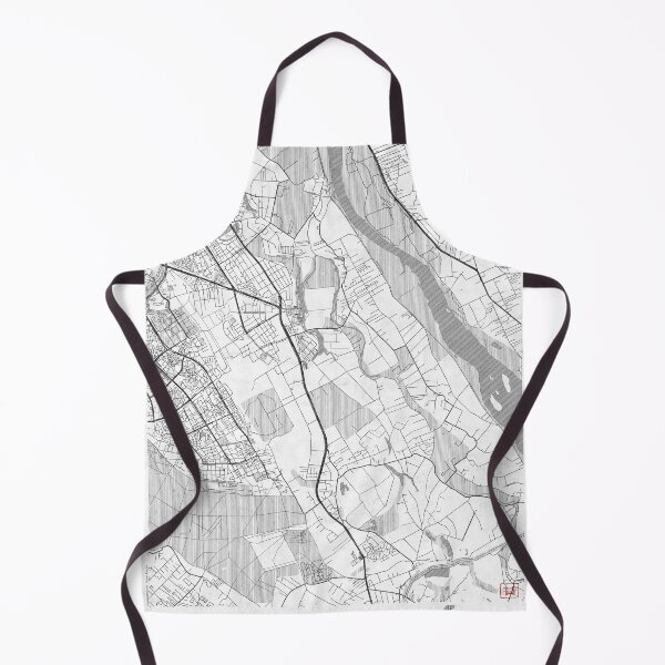 Item preview, Wilanów Warszawa Map Line designed and sold by HubertRoguski.