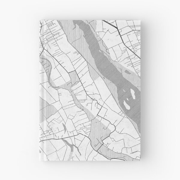 Item preview, Wilanów Warszawa Map Line designed and sold by HubertRoguski.