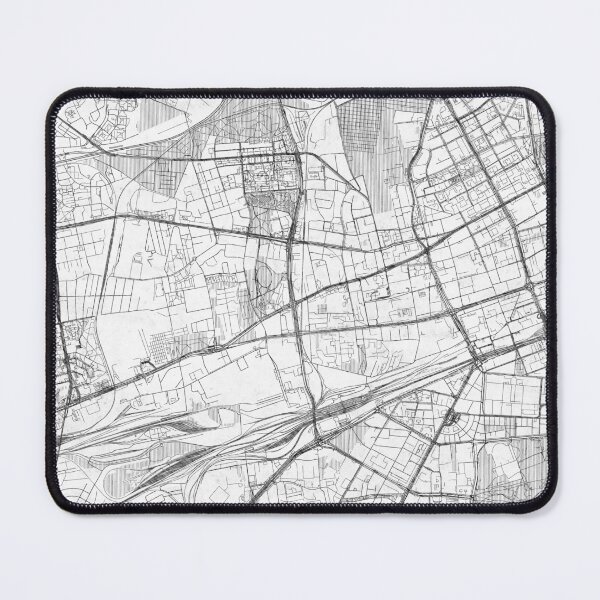 Item preview, Wola Warszawa Map Line designed and sold by HubertRoguski.