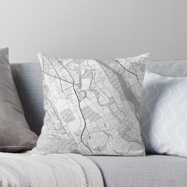 Item preview, Wilanów Warszawa Map Line designed and sold by HubertRoguski.