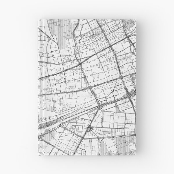 Item preview, Wola Warszawa Map Line designed and sold by HubertRoguski.
