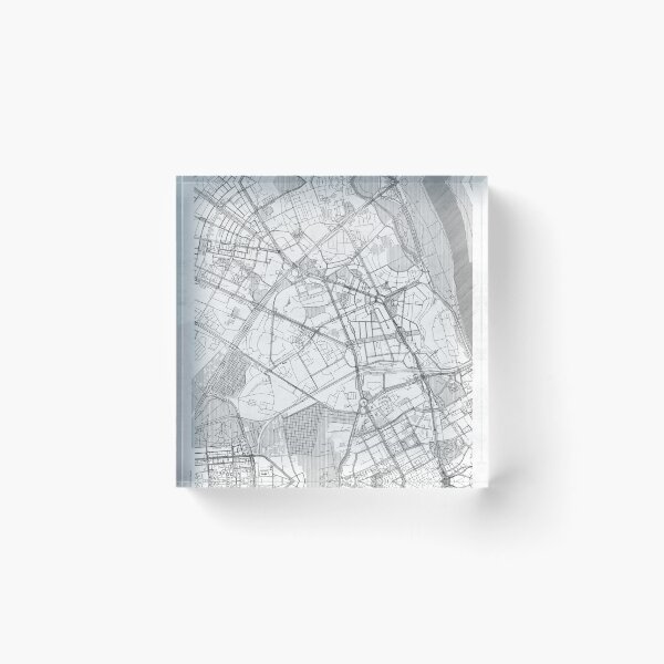 Item preview, Żoliborz Warszawa Map Line designed and sold by HubertRoguski.