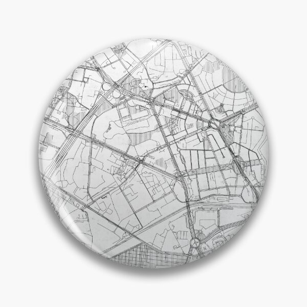 Item preview, Żoliborz Warszawa Map Line designed and sold by HubertRoguski.