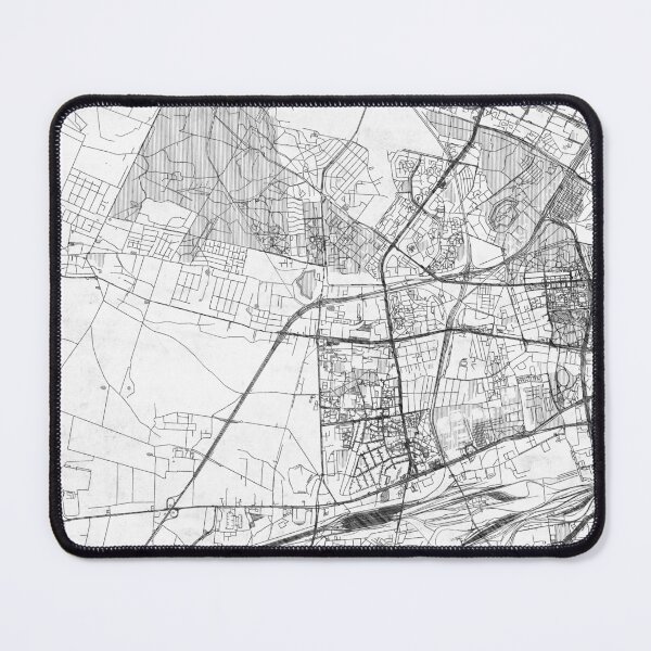 Item preview, Bemowo Warszawa Map Line designed and sold by HubertRoguski.