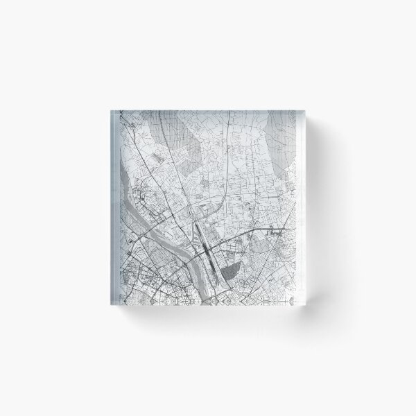 Item preview, Białołęka Warszawa Map Line designed and sold by HubertRoguski.