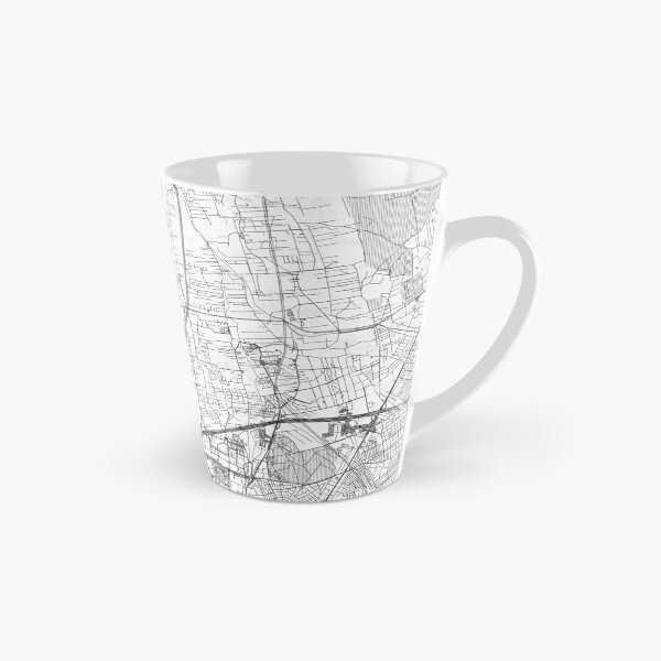 Item preview, Białołęka Warszawa Map Line designed and sold by HubertRoguski.