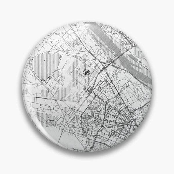 Item preview, Bielany Warszawa Map Line designed and sold by HubertRoguski.