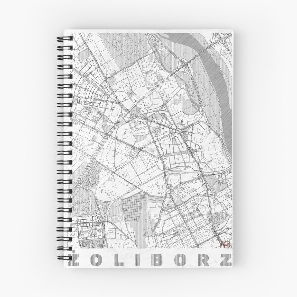 Item preview, Żoliborz Warszawa Map Line designed and sold by HubertRoguski.