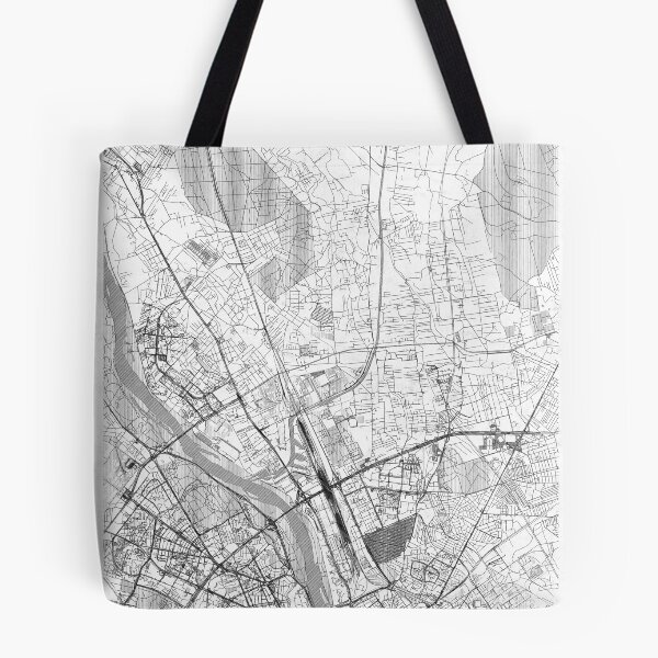 Item preview, Białołęka Warszawa Map Line designed and sold by HubertRoguski.