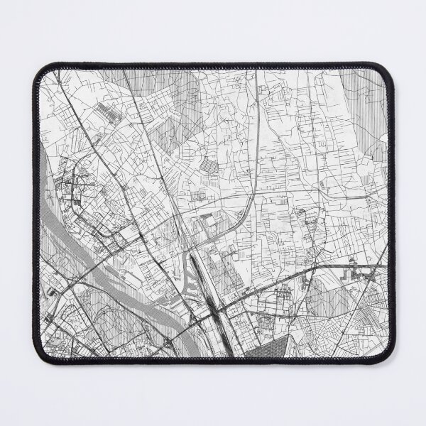 Item preview, Białołęka Warszawa Map Line designed and sold by HubertRoguski.