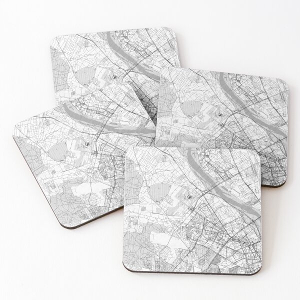 Item preview, Bielany Warszawa Map Line designed and sold by HubertRoguski.