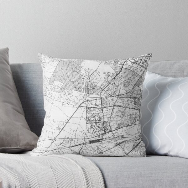 Item preview, Bemowo Warszawa Map Line designed and sold by HubertRoguski.